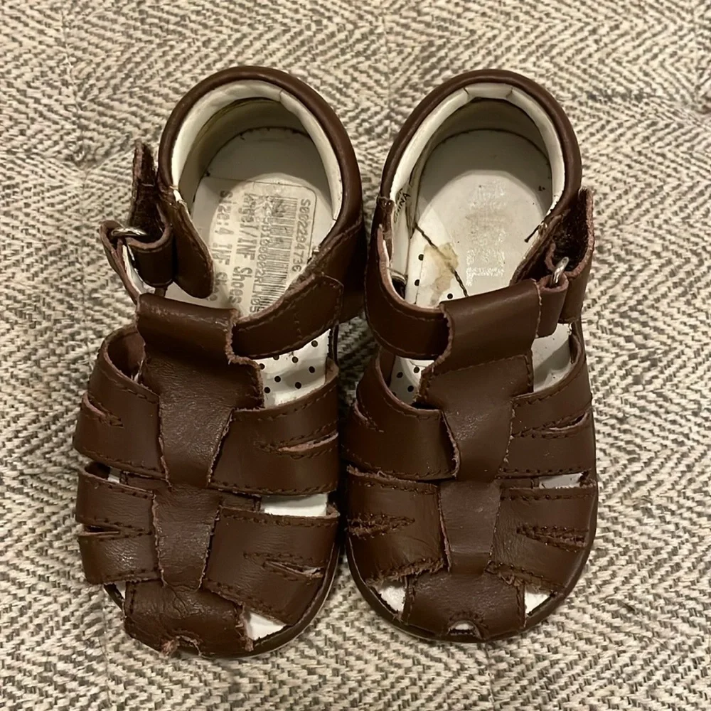 Angel leather sandals size 4
